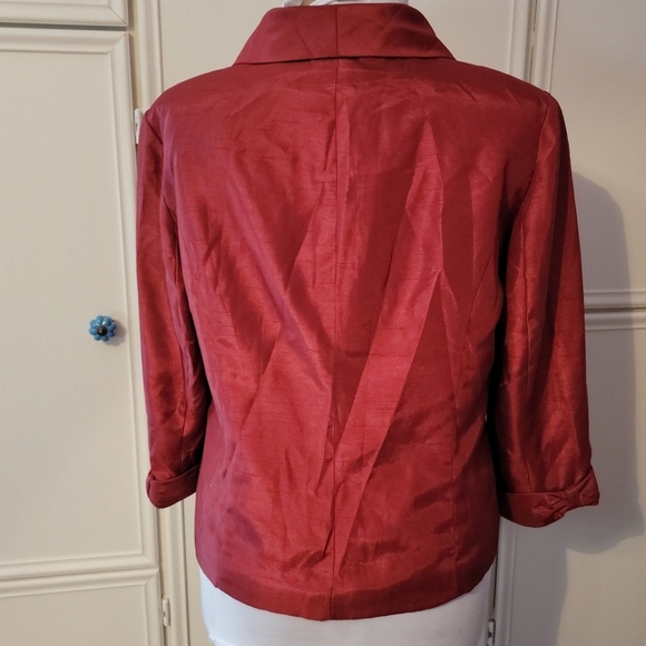 Coldwater Creek Autumn Red Blazer - Picture 3 of 6